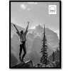 Haes Deco Kunststoff-Fotorahmen EF5B Easy Frame Schwarz 30x40 cm