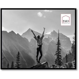 Пластиковая фоторамка Haes Deco EF7B Easy Frame Black 40x50 см настенное крепление