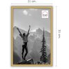 Haes Deco EF4G Easy Frame Kunststoff-Fotorahmen Gold 20x30 cm
