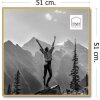 Haes Deco Easy Frame Kunststoff-Fotorahmen Gold 50x50 cm