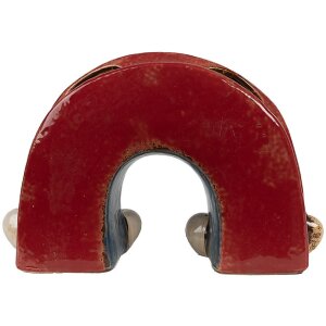 Clayre & Eef 6CE1865 Dekoration Blumentopf Keramik Mehrfarbig 26x9x16 cm