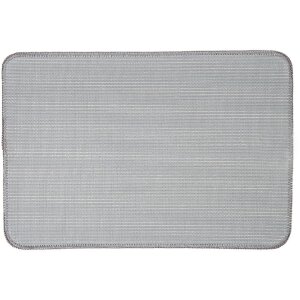 Clayre & Eef BM0009G Badematte Grau Stern 58x38x2 cm