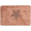 Clayre & Eef BM0009P Badematte Stern Motiv 58x38 cm Rosa