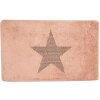 Clayre & Eef BM0010P Коврик для ванной Star Pink 78x48 см