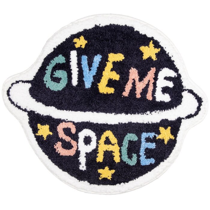 Clayre & Eef BM0017 Badematte Give Me Space Design 60x50 cm