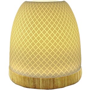 Clayre & Eef 6CE1835 Teelichthalter Weiß Ø 9x10 cm