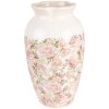 Clayre & Eef Vase 6CE1940L Blumenmuster Ø 21x37 cm