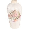 Clayre & Eef 6CE1963S Vase Blumenmuster  Ø 17x30 cm