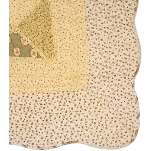 Clayre & Eef Q200.061 Покрывало 230x250 см 2x Наволочка 50x70 см Пэчворк