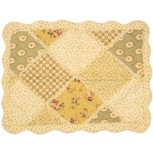 Clayre & Eef Q200.061 Покрывало 230x250 см 2x Наволочка 50x70 см Пэчворк