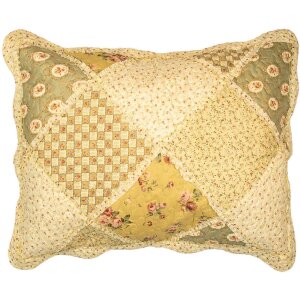 Clayre & Eef Q200.061 Покрывало 230x250 см 2x Наволочка 50x70 см Пэчворк