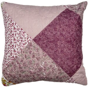 Clayre & Eef Q201.020 Kissenhülle Patchwork rosa...