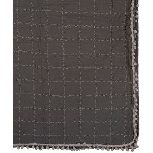 Clayre & Eef Q209.061 Bettüberwurf 220x240 cm 2x Kissenbezug 50x70 cm