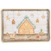 Clayre & Eef 65751 Tablett Lebkuchenhaus Design 32x22x2 cm