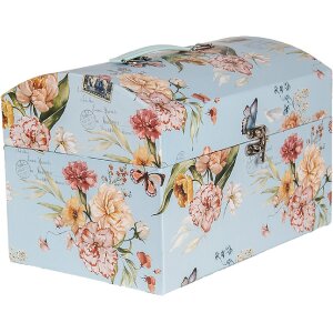 Clayre & Eef 66008 Dekoration Koffer 3er Set Blau...