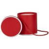 Clayre & Eef 66009R Geschenkbox Rund Rot Ø 12x12 cm Karton mit Tragegriff