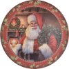 Clayre & Eef 65753 Platzteller 40 cm Rot Weiß Weihnachtsmotiv Landhausstil