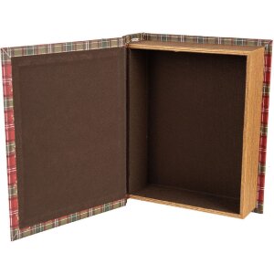 Набор коробок для хранения Clayre & Eef 65756 Красный Белый 3 размера Рождественский МДФ