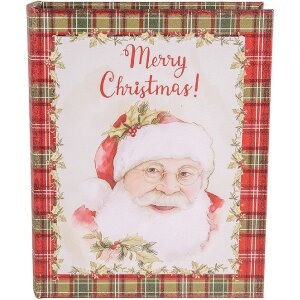 Набор коробок для хранения Clayre & Eef 65756 Красный Белый 3 размера Рождественский МДФ