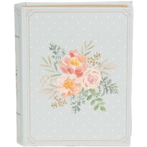 Clayre & Eef 66019 Schachtel Buchform Blau Rosa...