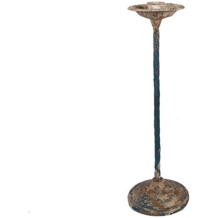 Clayre & Eef 6Y5659 Kerzenständer Beige Eisen Ø 11x35 cm