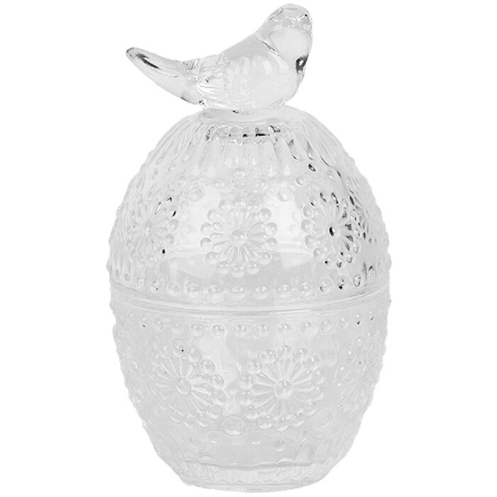 Clayre & Eef 6GL5000 Vorratsglas mit Deckel Ø 9x16 cm