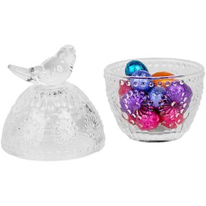 Clayre & Eef 6GL5000 Vorratsglas mit Deckel Ø 9x16 cm