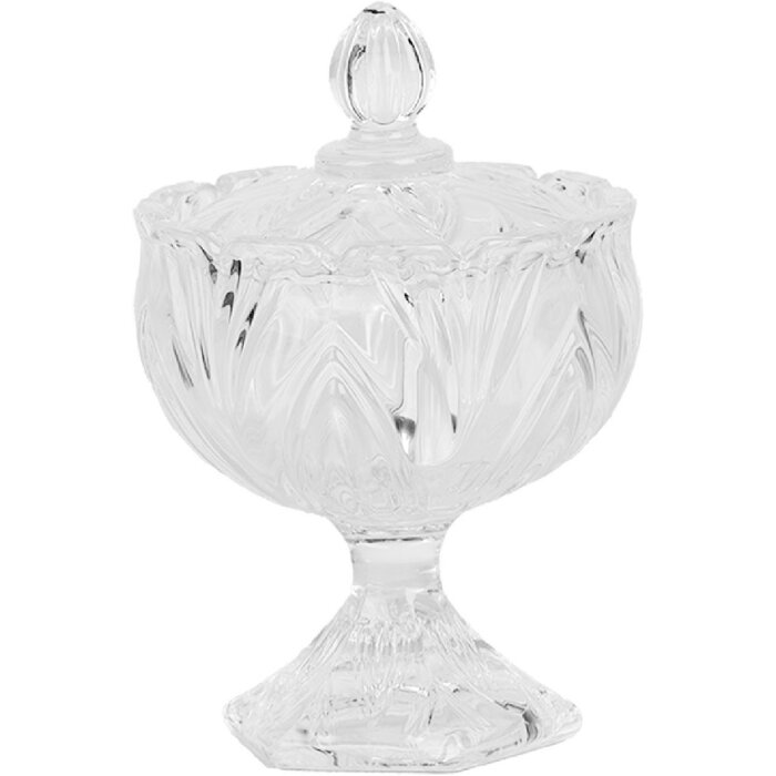 Clayre & Eef 6GL5002 Банка для хранения с крышкой Ø 10x15 см