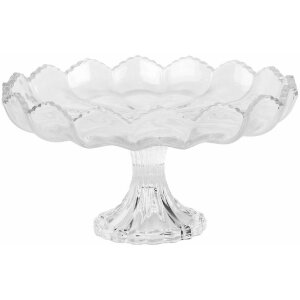 Clayre & Eef 6GL5013 Schale auf Fuß Glas...