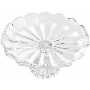 Clayre & Eef 6GL5013 Чаша на ножке стеклянная прозрачная Ø 23x12 см