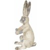 Clayre & Eef 6Y5661 Декоративный кролик бежево-серый 8x9x17 см оксид магния