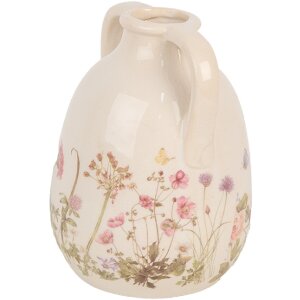 Clayre & Eef 6CE1947M Keramikvase Beige Rosa Ø...