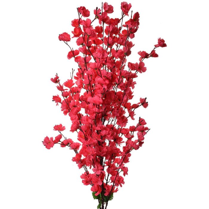 Clayre & Eef 5PL0127F Декоративная ветка с розовыми цветами 40x10x100 см