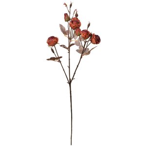 Clayre & Eef 6PL0330P Deko-Zweig mit Blumen Orange...