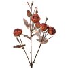 Clayre & Eef 6PL0330P Deko-Zweig mit Blumen Orange 16x9x73 cm