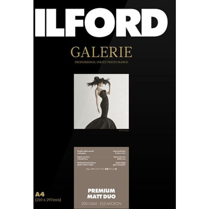 Фотобумага Ilford Gallery Premium Matt Duo 200g A3+ 50 листов