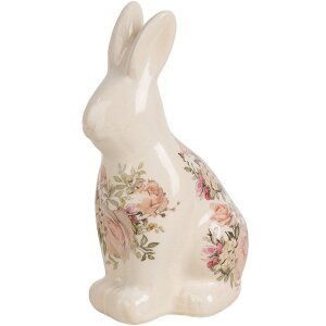 Clayre & Eef 6CE1956M Deko Kaninchen Keramik 13x10x21...
