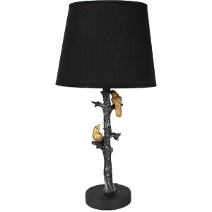 Clayre & Eef 6LMC0094 Tischlampe Schwarz Ø...