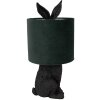 Clayre & Eef 6LMC0099ZVGR Настольная лампа Rabbit Black Green Ø20x43 см E27 60W