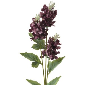 Clayre & Eef 6PL0338R Dekoration Zweig Blumen Violett...