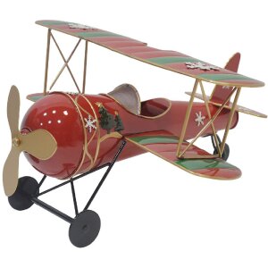 Clayre & Eef 6Y5634 Modellflugzeug Rot 41x37x21 cm...