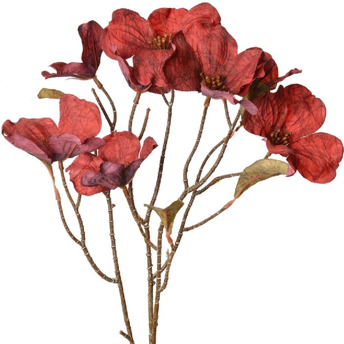 Clayre & Eef 5PL0112R Искусственный цветок Красный 12x8x72 см
