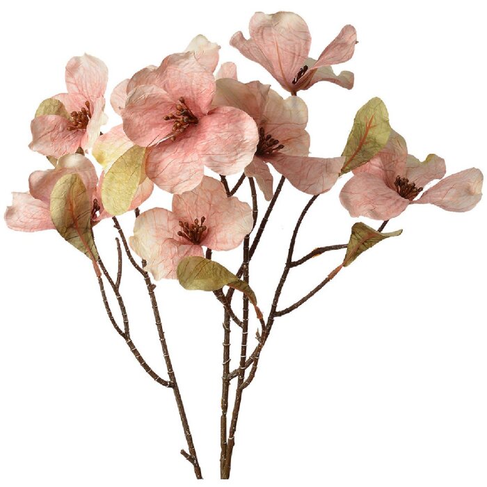 Clayre & Eef 5PL0113P Искусственный цветок Розовый 12x8x72 см