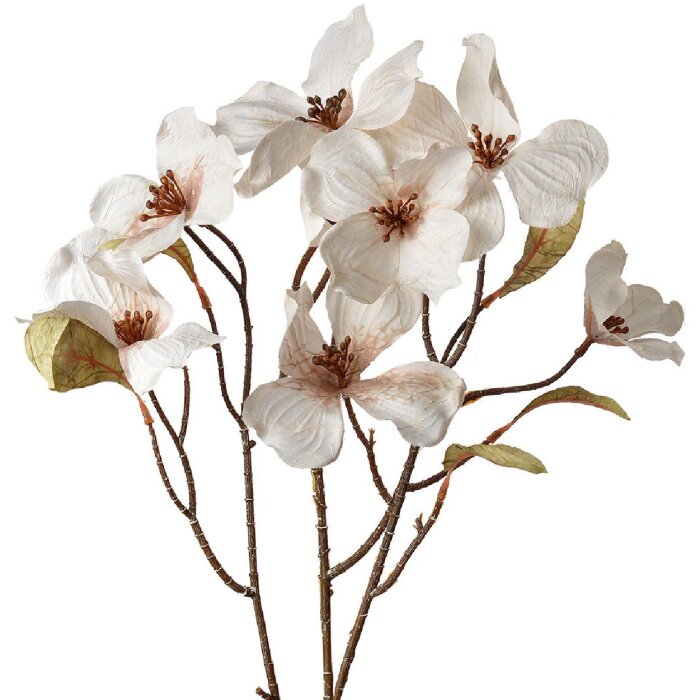 Clayre & Eef 5PL0113W Künstliche Blume Weiß 12x8x72 cm