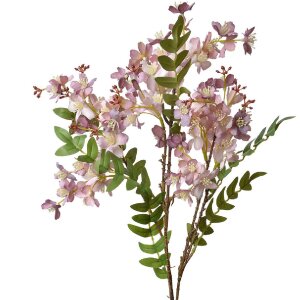 Clayre & Eef 5PL0121PA Deko Zweig Blumen Violett...
