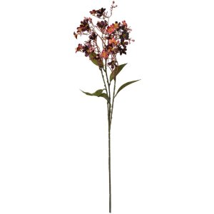 Clayre & Eef 5PL0122R Dekoration Zweig mit Blumen Rot...