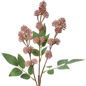 Clayre & Eef 5PL0123P Украшение Ветка с цветами розовая 16x7x68 см