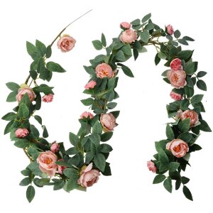 Clayre & Eef 6PL0322 Künstblumen Rose Girlande...