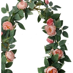 Clayre & Eef 6PL0322 Künstblumen Rose Girlande...