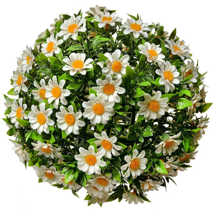 Clayre & Eef 6PL0324M Декоративный шар искусственный цветок маргаритка Ø 22 см